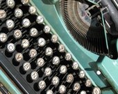 FREE SHIPPING Royal 1930's Blue Green Typewriter that Works