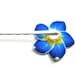 Frangipani Plumeria Blue Yellow and White Bobby Pin Hair Pin