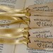 With Heartfelt Thanks-Luxury Tiny Thank You Tags Set of 10-Ribbon Choices Available-Perfect for tying to Favors