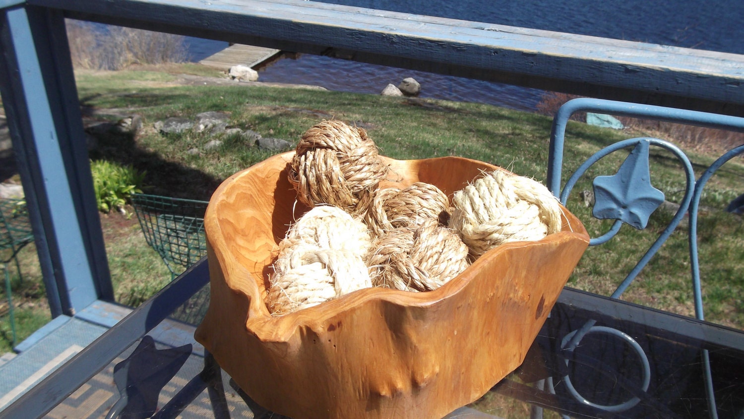 Nautical/Rustic Knot Bowl Fillers - 6 knots