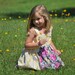 Girls Dress Pattern, Sewing Pattern, PDF, Instant Download, Cute, The Ava Knot Dress, Sizes 6m-12