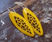 bead earrings,  vintage enamel beads, sterling silver,  handmade. too much fun