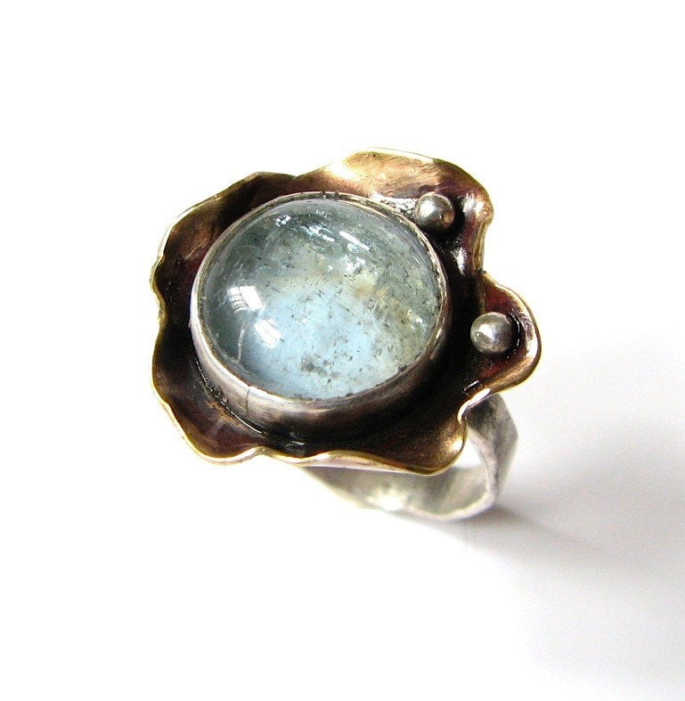 Bohemian Aqua Ring