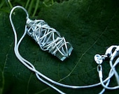 Recycled Bus Stop Glass Necklace