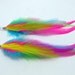Neon Feather Earrings - Colorful Rainbow Feather Earrings - Electricity