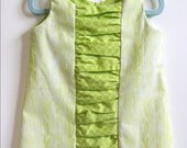 Instant Download Ruffle Dress, PDF Sewing Pattern and Tutorial (sizes 6-12m, 12-18m, 24m/2t, 3t, girls 4, 5, 6, 6x/7) SUNDAE Dress