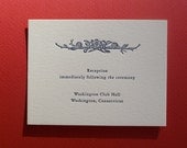Wedding Invitation Suite - Letterpress Florals and Snails