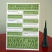 Letterpress 2010 Year You Were Born NYC Card