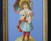 Victorian Wall Art 1890's Dress Victorian Fashion Child Portrait