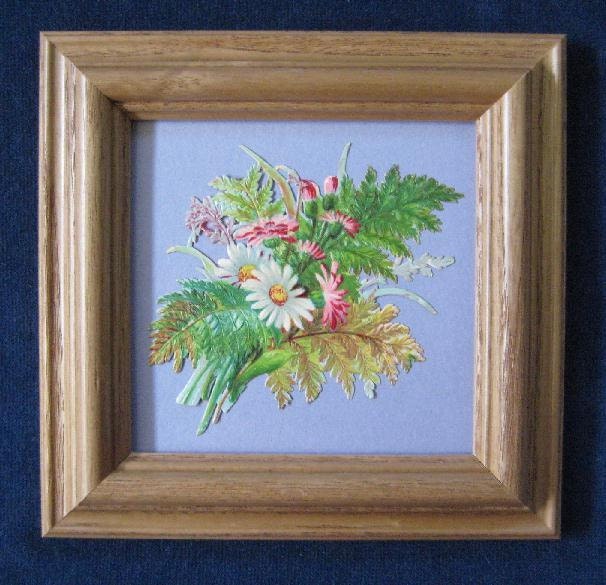 Cottage Garden Decor Wildflower Bouquet Victorian Scrap