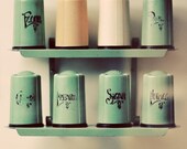 Spices - 8x8 Shabby Chic Photograph - simple retro kitchen decor print