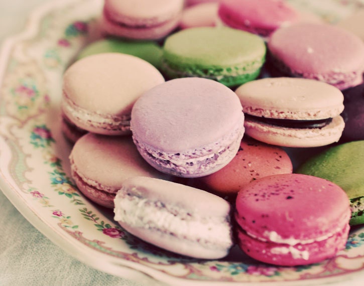 Macaron Photo - Macaron Platter 8x10 Photograph - french cookie rich pastel colors lavender green pink sweets print