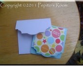 PRA 3x3 Note Cards Envelope and Card Accent SVG file - Card making, Valentine, teacher gifts - PR Il_170x135