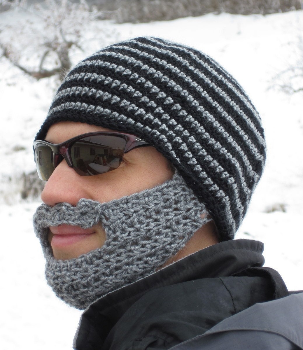CUSTOM bearded beanie