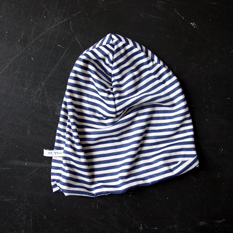 Lightweight Striped Beanie