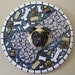 Mosaic Pug Mask Picture "Bone Bandit"