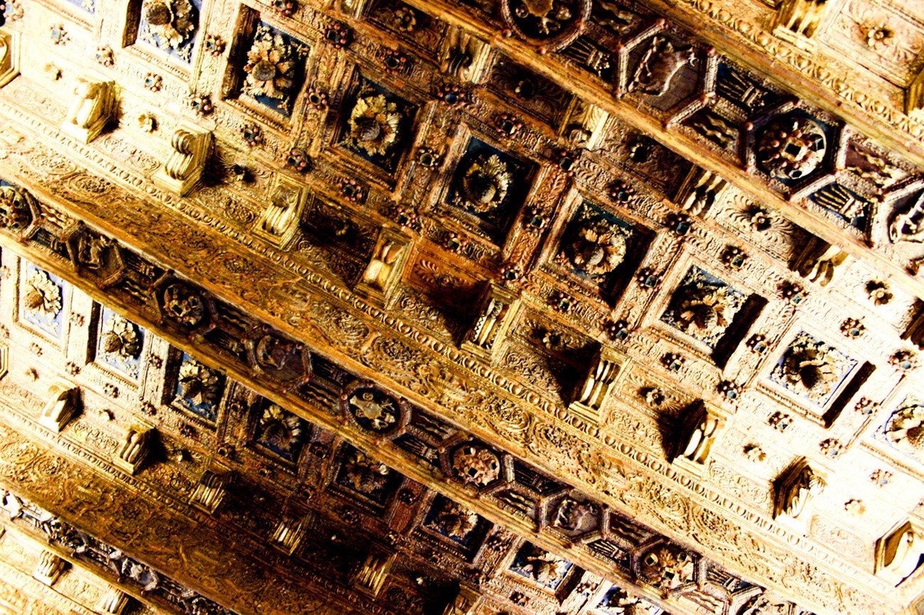 Ready To Ship Photograph Roman Embellished Architectural Ceiling - 8x10