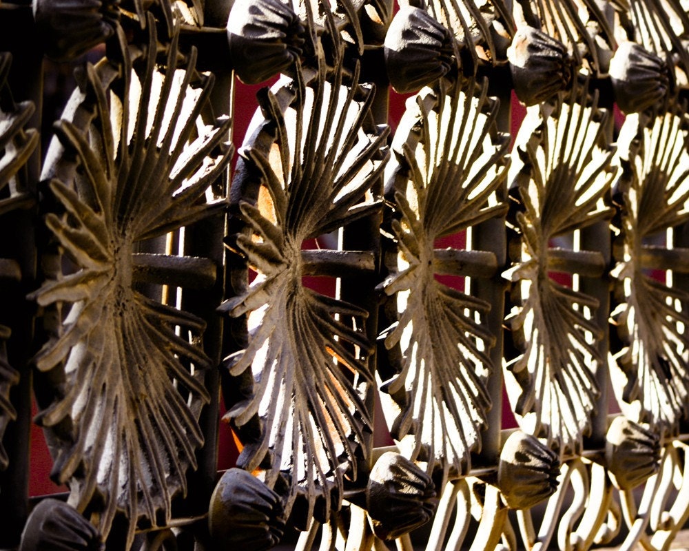 Ready To Ship Photograph Spanish Circular Metal Sculpture - 8x10