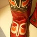 Boot Moccasins Haida Native American Images Killer Wale TEE-PEE-TOES Hand Made Cracchiolo Designs