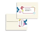 Printable Editable Envelope Wrap for A2 Envelope in Sakura Blossoms