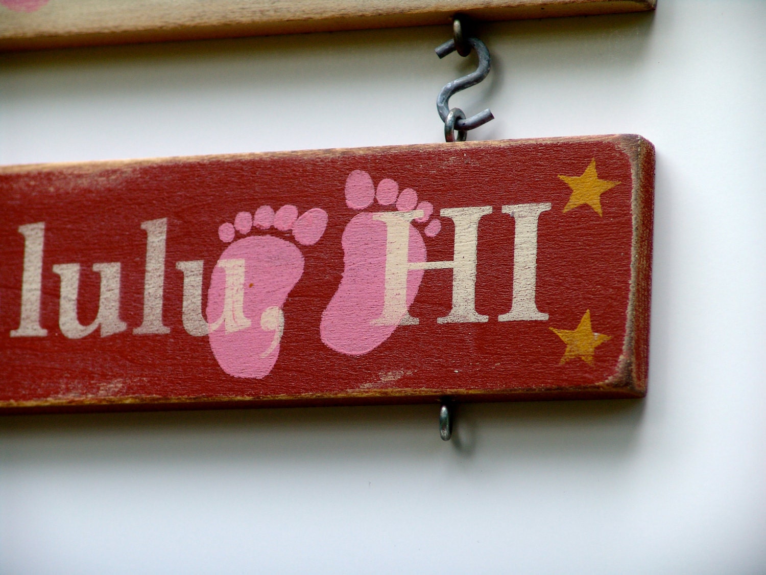 Milstone Marker - Pink Baby Feet