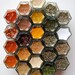 Complete Magnetic Spice Rack. EVERYTHING but the... Spice Kit (Includes 24 ORGANIC Spices, Magnetic Jars AND Wall Plate).