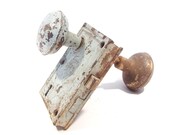 SALE - Antique Door Knob with Back Plate -  SALE