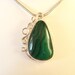 Hand-Fabricated Malachite Pendant