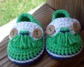 Newborn Little Button Loafers with Tassels - ready to SHIP