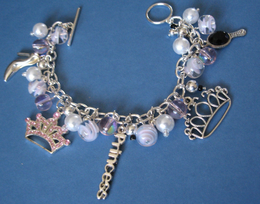 Princess Charm Bracelet Vintage Style