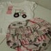 John Deere Ruffle Diaper Booty Cover AND Matching Appliqued Tank Top OR Onesie 0-24m