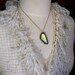 l'aile glorieuse - Iridescent Stained Glass Wing Necklace