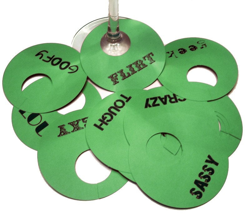 St. Patrick's Day Wine Charms