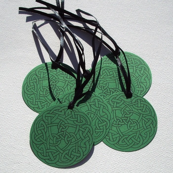 Celtic Gift Tags set of Six
