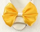Gift Yellow Bow Shoe clips