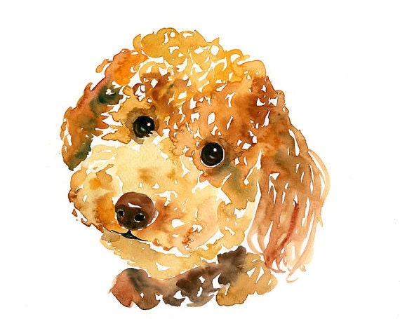 CUSTOM of your PET by DIMDI Original watercolor painting 8X10inchxxxxAll the animals that you wantxxxx