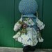 Vintage Holly Hobbie Cloth Doll, Knickerbocker Toys, The Original, Sweet Patchwork Girl, Braids, Bonnet, Apron