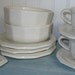 Vintage White Dish Set Pieces of Pfaltzgraff Farmhouse White Ironstone