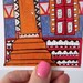 Funky NOLA Shotgun Print Greeting Card
