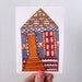 Funky NOLA Shotgun Print Greeting Card