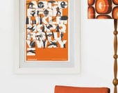 STar Wars Inspired Alphabet (Orange-Dark Grey)