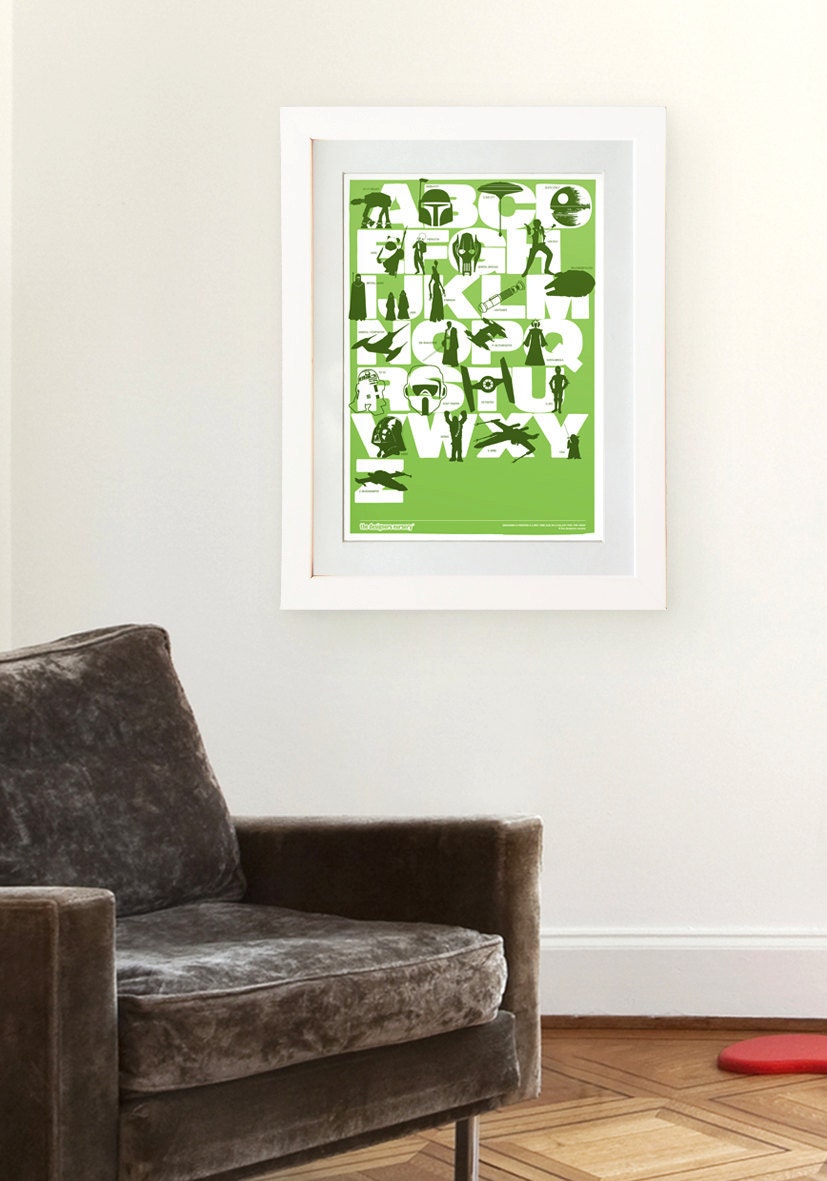 Star Wars Inspired Print (Forest Greens)