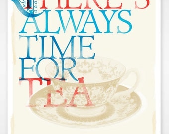 LIMITED EDITION Time For Tea A3 Jubilee Print