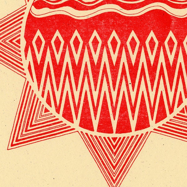 Sun Afloat - Riso Print