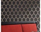 Moroccan Stencil Casablanca - Reusable stencils for walls and fabric - DIY decor