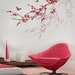 Stencil Sakura and Butterflies. Reusable stencils better than Wall Decals