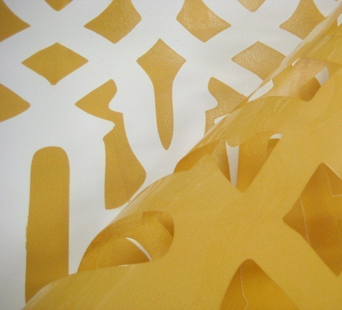 Allover Stencil Trellis - Reusable stencil for wall decor - DIY