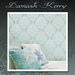 Wall Stencil Damask Kerry SM - Reusable stencils better than wallpaper - DIY decor