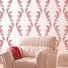 Allover Stencil Acanthus - reusable stencils for walls instead of wallpaper