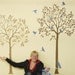 Large Tree and Birds Stencils - Reusable Stencils for DIY Decor - Better than Decals